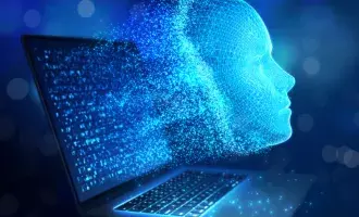 robot-appearing-from-a-laptop-computer